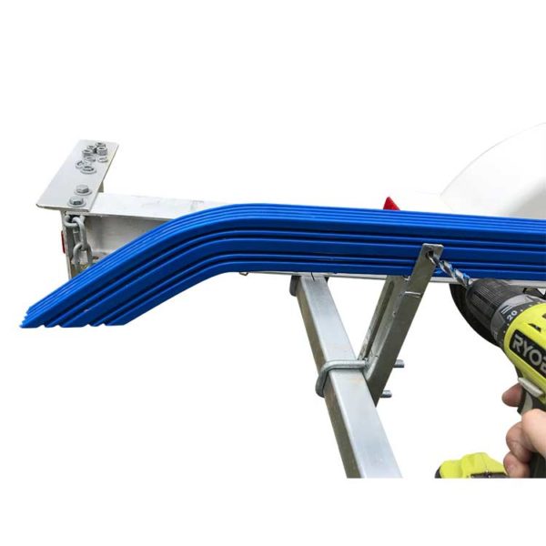 How To Install Boat Trailer Bunks Plastic Boat Bunk Install.